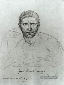 Brutus Neoklassizismus Jacques Louis David Ölgemälde